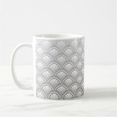 Art Deco Fan Muster Kaffeetasse (Links)