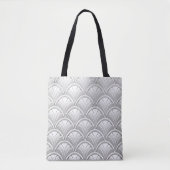 Art Deco Fan Muster Tasche (Vorderseite)