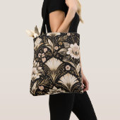 Art Deco Fan Style Floral Pattern Tasche (Von Nahem)
