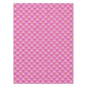 Art Deco Fanmuster - fuchsia pink Tischdecke (Vorderseite)