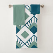 Art Deco Fans Badetuch Set (Insitu)