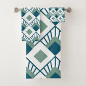 Art Deco Fans  Badhandtuch Set (Insitu)