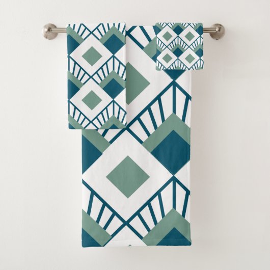 Art Deco Fans Badhandtuch Set (Insitu)