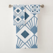 Art Deco Fans Badhandtuch Set (Insitu)