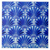 ART DECO FANS BLUE FLIESE (Vorderseite)