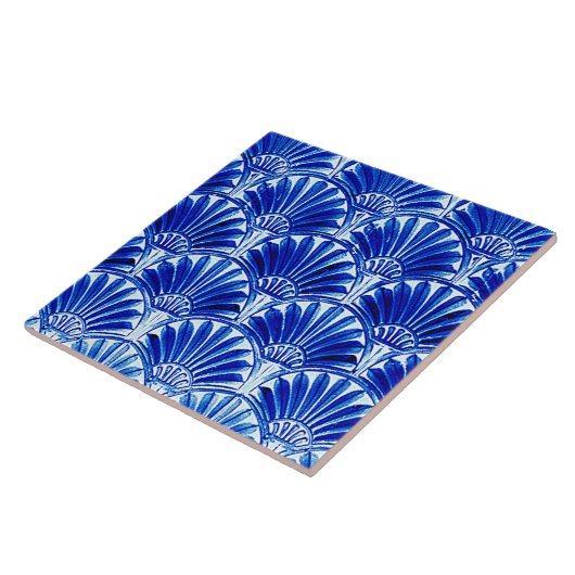 ART DECO FANS BLUE FLIESE (Seite)