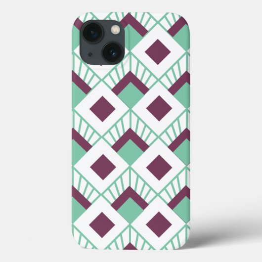 Art Deco Fans Case-Mate iPhone Hülle (Rückseite)