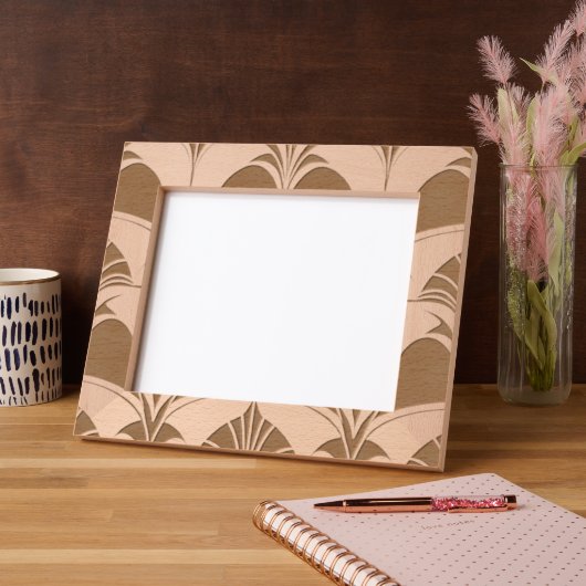 ART DECO FANS GEÄTZTE RAHMEN (Links)