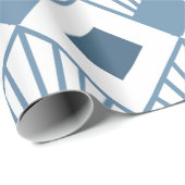 Art Deco Fans Geschenkpapier (Rolleneckpunkt)