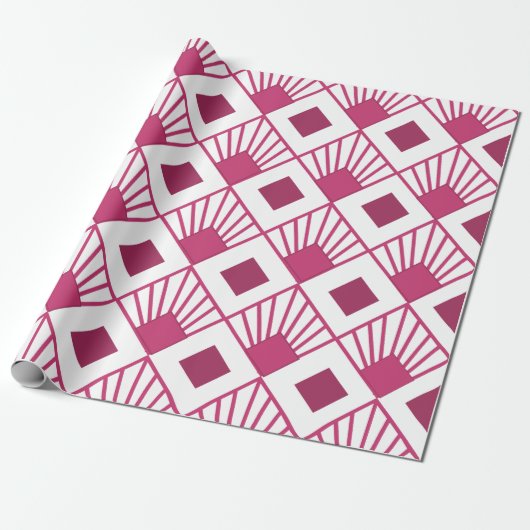 Art Deco Fans Geschenkpapier (Ungerollt)