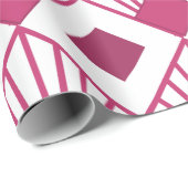 Art Deco Fans Geschenkpapier (Rolleneckpunkt)