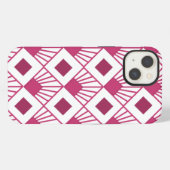 Art Deco Fans iPhone Hülle (Rückseite (Horizontal))
