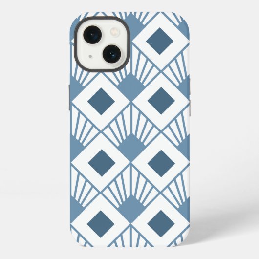 Art Deco Fans iPhone Hülle (Rückseite)
