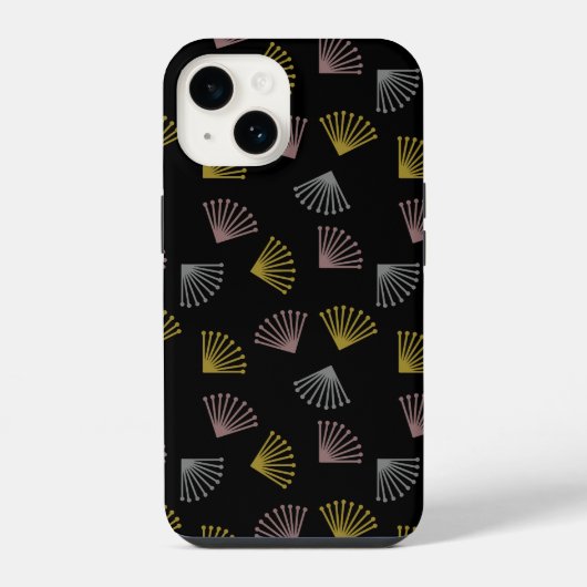 Art Deco Fans  iPhone Hülle (Rückseite)