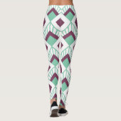 Art Deco Fans Leggings (Rückseite)