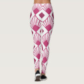 Art Deco Fans Leggings (Rückseite)