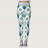 Art Deco Fans Leggings (Vorderseite)