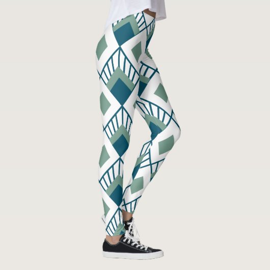Art Deco Fans Leggings (Rechts)