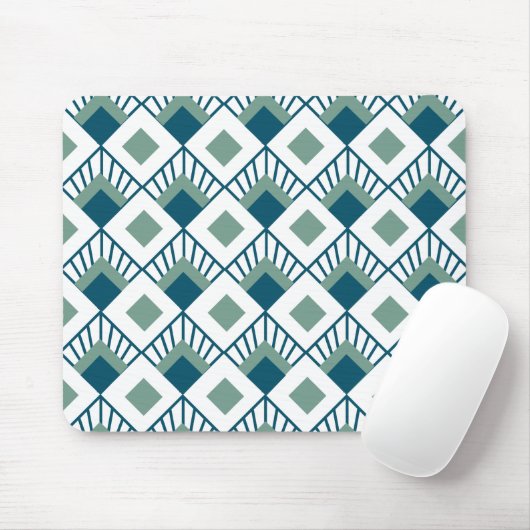 Art Deco Fans Mousepad (Mit Mouse)