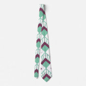 Art Deco Fans Neck Tie Krawatte (Rückseite)