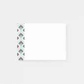 Art Deco Fans Post-it Notes Klebezettel (Vorderseite)