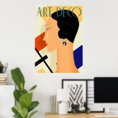 Art Deco Fashion 03 Poster (Heimbüro)