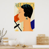 Art Deco Fashion 03 Poster (Küche)