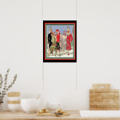 Art Deco Fashion Design Poster 16 x 20 (Küche)