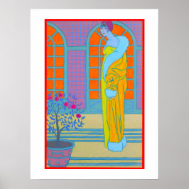Art Deco Fashion Illustration von George Barbier Poster