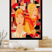 Art Deco Fashion Poster (Küche)