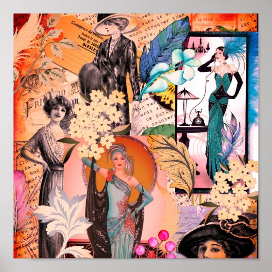 Art Deco Fashion Scene Poster (Vorne)