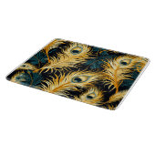 Art Deco Feather Muster Schneidebrett (Ecke)