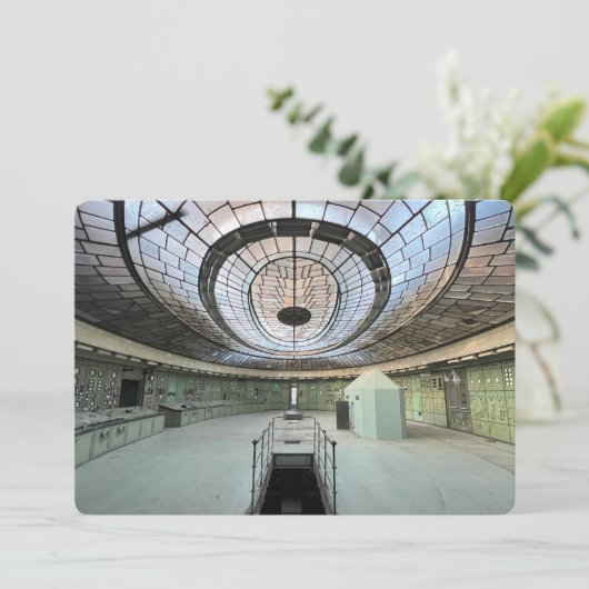 Art Deco Feiertagskarte (Stehend Vorderseite)