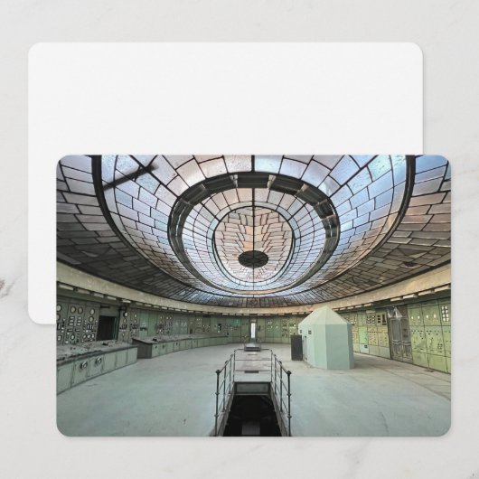 Art Deco Feiertagskarte (Vorne/Hinten)