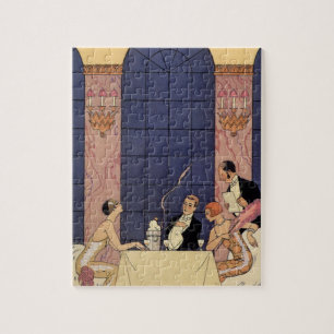 Art Deco Feinschmecker-Puzzle Puzzle