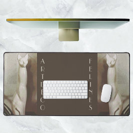 Art Deco Felines Vintag Cat Schreibtischunterlage