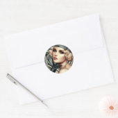 Art Deco Femme Fatale Sticker (Umschlag)