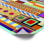 Art Deco: Festes Glas 2 Poster (Ecke)