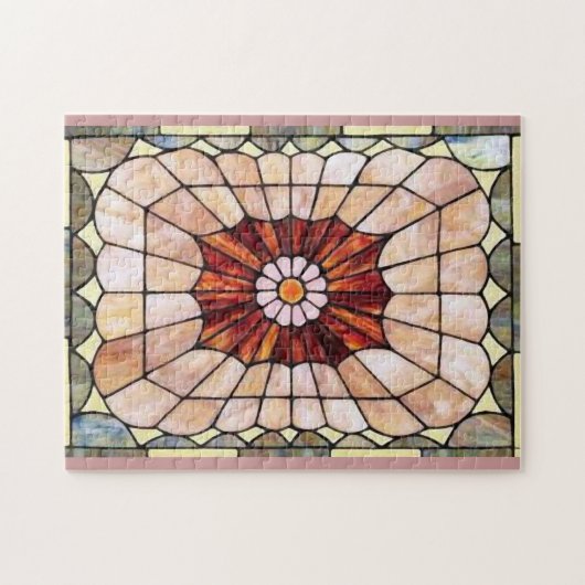 Art Deco: Festes Glas 2 Puzzle (Horizontal)