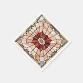 Art Deco: Festes Glas 2 Serviette (Ecke)