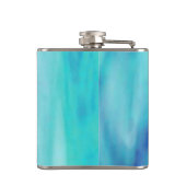 Art Deco: Festes Glas 3 Flachmann (Rückseite)