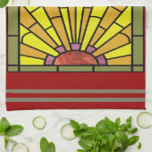 Art Deco: Festes Glas 3 Geschirrtuch (Gefaltet)