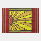 Art Deco: Festes Glas 3 Geschirrtuch (Horizontal)