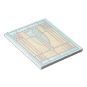 Art Deco: Festes Glas 3 Notizblock (angewinkelt)