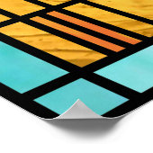 Art Deco: Festes Glas 3 Poster (Ecke)