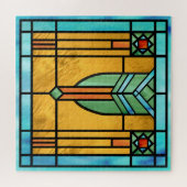 Art Deco: Festes Glas 3 Puzzle (Horizontal)