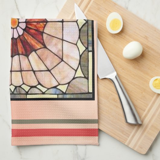 Art Deco Festglas 2 Handtuch (Viertel Falte)