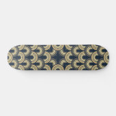 Art Deco Fifties Retro Abstrakt Art 2 Skateboard (Horizontal)