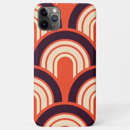 Art Deco Fifties Retro Abstrakte Kunst Case-Mate iPhone Hülle (Rückseite)