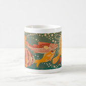 Art Deco Fish Design Tasse (Mittel)